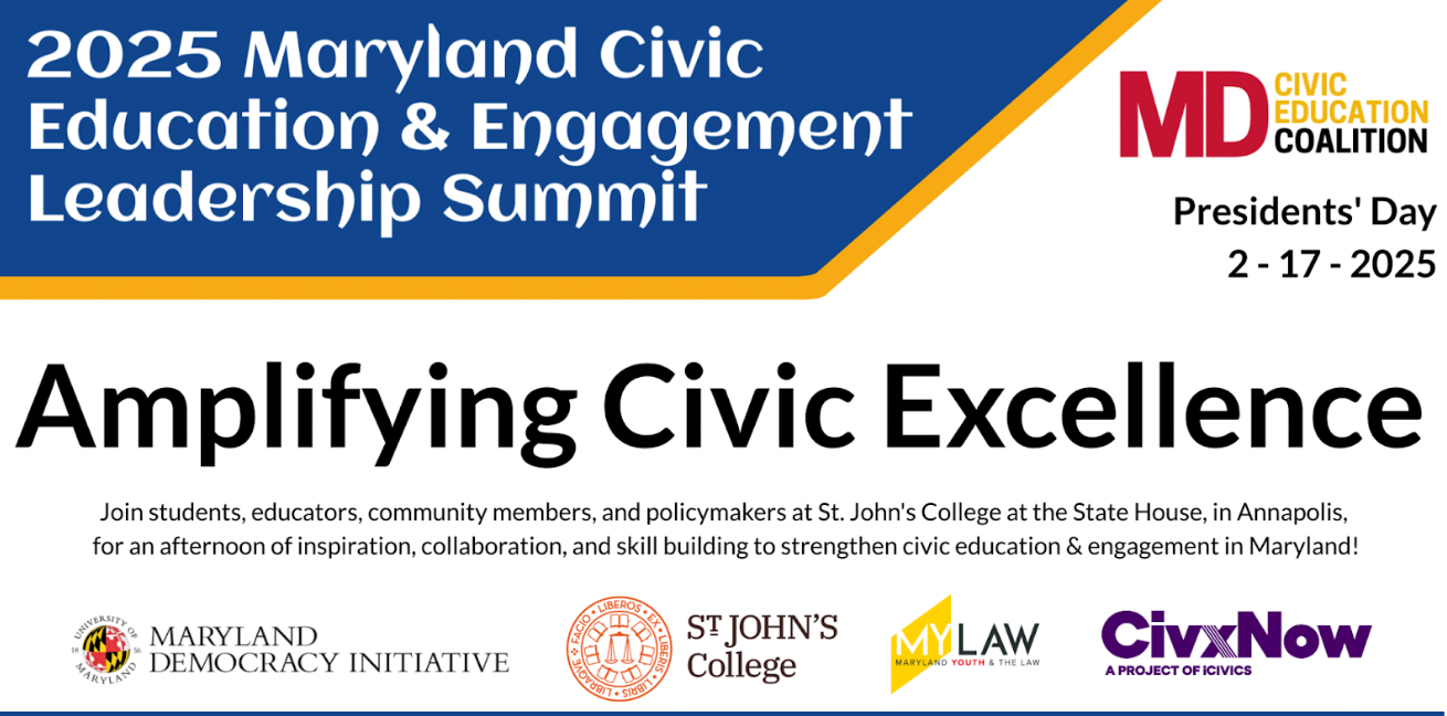 2025 Maryland Civic Education and Engagement Leadership Summit