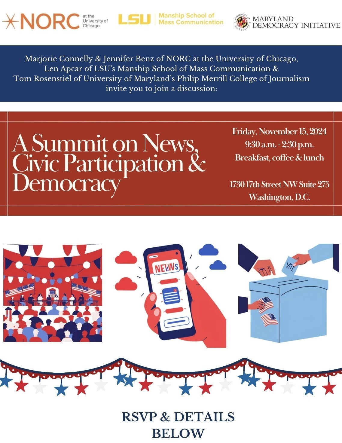 A Summit on News Civic Participation & Democracy