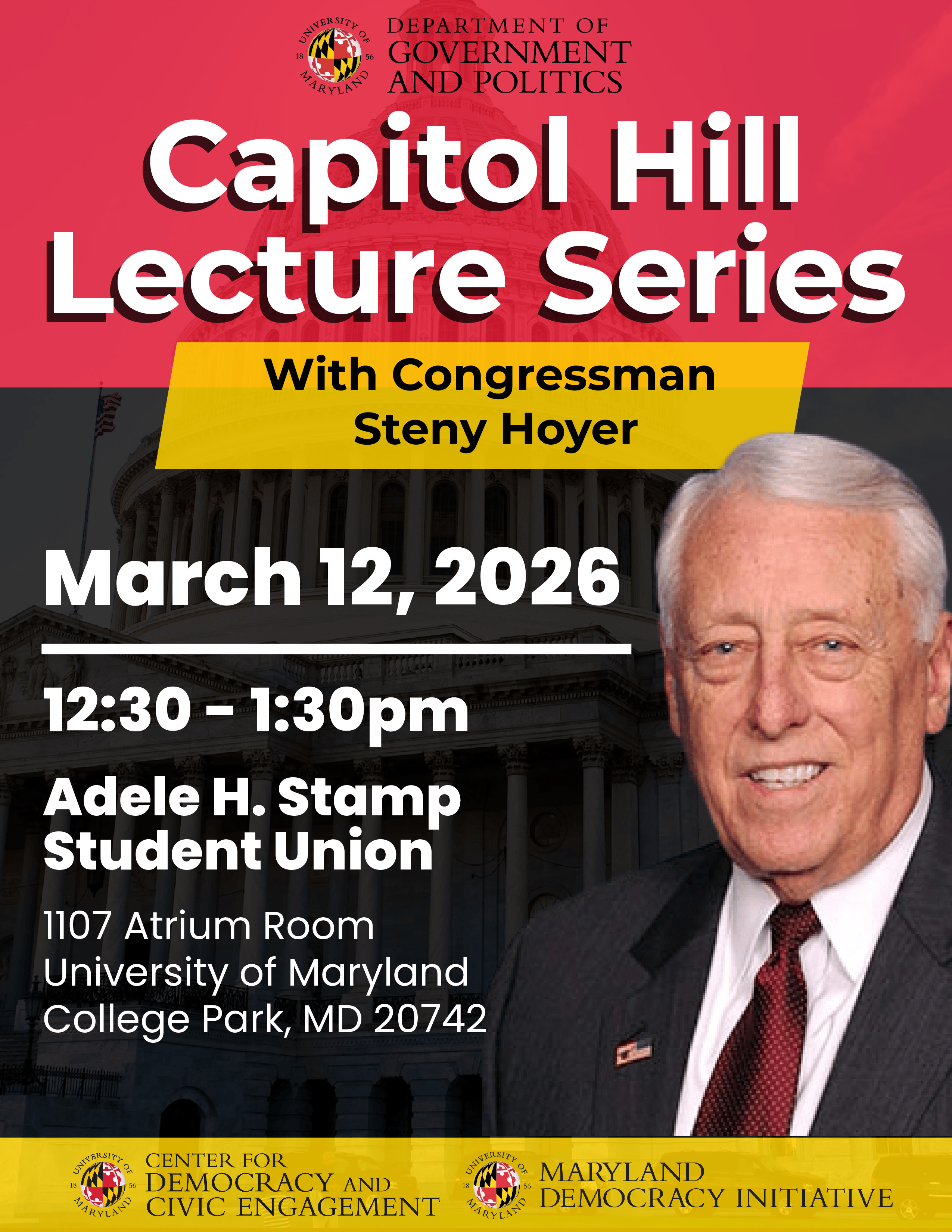 Capitol Hill Lecture Series: Congressman Steny Hoyer