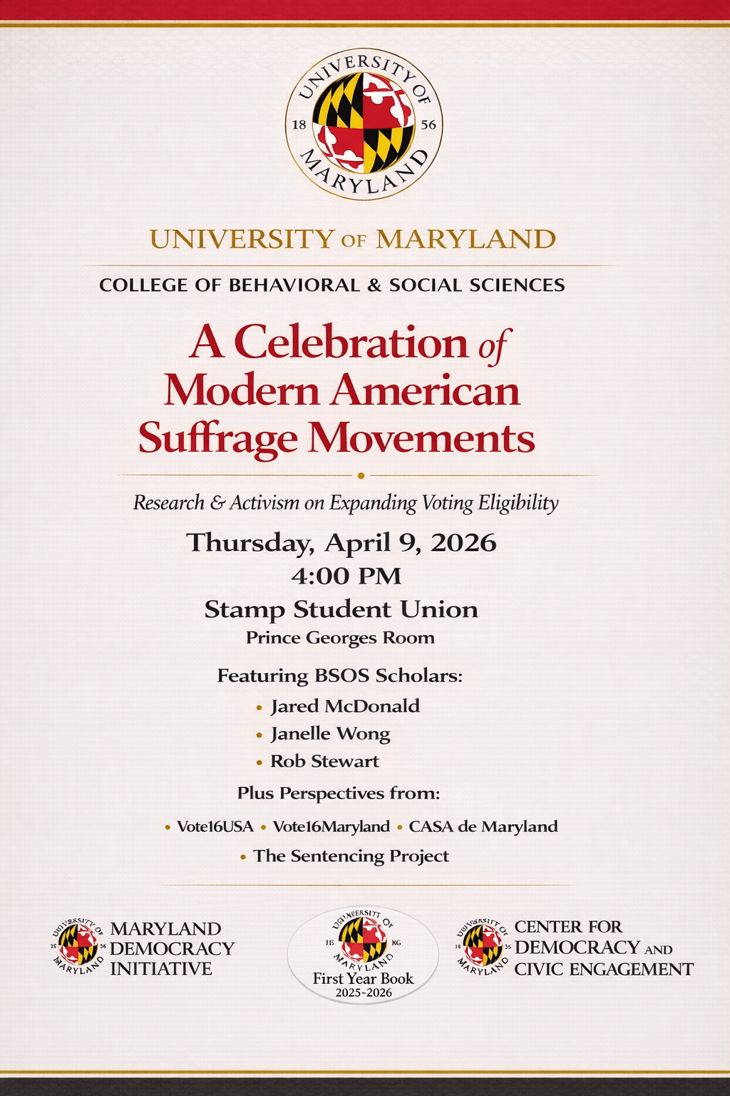 A Celebration of Modern American Suffrage Movements